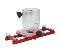 Base de Enrutador de Recortador de Madera, 2 en 1 Soporte de Ranura Invisible de Sujetador, Base de Recortador para una Máquina de Recorte de 65 Mm de Diámetro Interior