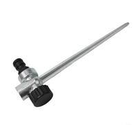 Base de espiga de aleación de zinc para aspersores de césped de 1/2 pulgada, soporte de estaca de montaje en tierra para riego por goteo con conector de 3/4 pulgadas para riego agrícola de jardín