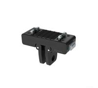 Base de expansión de cámara de liberación rápida con hebilla de cuatro garras para Insta360 para X5 y adaptador de montaje compacto Prk2, construcción de plástico + silicona, 12 x 7 (negro)