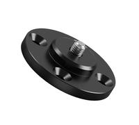 Base de fijación multiusos de aleación de aluminio con tornillo de 1/4 para montaje de trípodes, soportes de tableta y soporte de base de cámara montado en la pared de iluminación de estudio