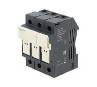 Base de fusible DF83 para poste de carril DIN: 3 SCHNEIDER ELECTRIC