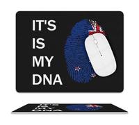 Base de Goma Alfombrilla de Ratón Es mi ADN Cuero de Nueva Zelanda Alfombrilla Ratón Mousepad 25x30cm para Trabajo,Jugadore,Laptop