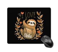 Base De Goma Alfombrilla De Ratón para Juegos Me Encantan Los Perezosos 25X30Cm, Alfombrilla De Ratón Multifuncional Mouse Mat para Pc Juegos Jugadore