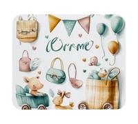 Base de Goma Alfombrilla de Ratón Plaza de Bienvenida Alfombrilla de ratón para Juegos Gaming Mouse Pad 25x30cm para Gamers,Oficina,Ratón