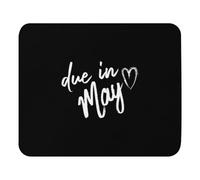 Base de Goma Alfombrilla de Ratón, Ropa de Maternidad para la pancita de bebé Que nacerá en Mayo Alfombrilla Portátil Gaming Mouse Pad 25X30cm para Laptop Ordenador Jugadore