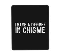 Base de Goma Alfombrilla de Ratón, Tengo una licenciatura en chisme Alfombrilla Eco-Friendly Mouse Mat 25X30cm para Oficina Ordenador Oficina