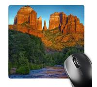 Base De Goma Alfombrilla Gaming Arizona Sedona Red Rock SP Cathedral Rock Galería Jaynes 25X30Cm, Alfombrilla De Ratón Professional Mousepad para Ordenador Oficina Juegos