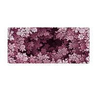 Base de Goma Antideslizante para Mouse extendido Nature Floral Gaming con Alfombrilla de ratón para portátil Cosida (Puedes Hacer tu Propio patrón en Cualquier diseño)