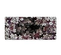Base de Goma Antideslizante para Mouse extendido Nature Floral Gaming con Alfombrilla de ratón para portátil Cosida (Puedes Hacer tu Propio patrón en Cualquier diseño)