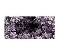 Base de Goma Antideslizante para Mouse extendido Nature Floral Gaming con Alfombrilla de ratón para portátil Cosida (Puedes Hacer tu Propio patrón en Cualquier diseño)