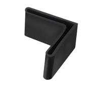 Base De Goma Tipo L, Almohadilla Antideslizante for Pies, Barra Ángulo Ranurado, Triangulares, Estante, Cubierta Protectora for Cama Hierro, 2/4/8/10 Uds(40x40x4mm-Black,4Pcs)