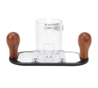 Base de Inmersión para Router Manual, Base de Inmersión para Fresadora de 65 mm, con Mango de Madera y Base de Aleación de Aluminio, para Máquina de Recortar de 2.6 Pulgadas