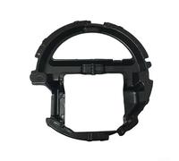 Base de insignia de rejilla para Mercedes, placa de montaje de emblema de guardabarros, pieza de repuesto A2058880200, material ABS, placa de montaje de emblema de guardabarros negro