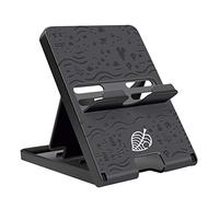 Base de Juego Ajustable Horizons para Soporte de Carga con Visualización de 5 ángulos para Tabletas y Teléfonos Inteligentes Diseño Portátil Plegable en Blanco y Negro (B)