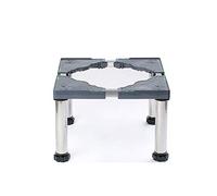 Base de la lavadora, soporte para electrodomésticos ajustable con 4/8/12 patas, longitud 45-70 cm, múltiples alturas, acero inoxidable (4 patas, 29)