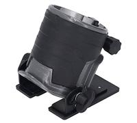 Base de la Máquina de Recorte, Aleación de Aluminio, Resistente, ángulo de Inclinación de -30-45 °, Diámetro de la Abrazadera de 65 Mm, Base de Recortador Ajustable para Fijar Máquinas de Carpintería