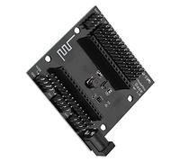 Base de la Placa de Desarrollo, NodeMcu Lua Black Metal ESP8266 Base de la Placa de Desarrollo WiFi Base de la Placa expansora, Placa de Desarrollo WiFi Módulo inalámbrico en Serie Internet