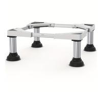 Base de Lavadora DEWEL, Base Ajustable para Nevera, Secadora y Congelador, Capacidad de Carga 300kg, Altura Ajustable 43-62cm, Ancho 20-23cm, Color