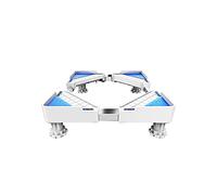 Base De Lavadora Portátil De 4/8 Pulgadas, Ajustable, para Secadora, Refrigerador, Ancho De Pedestal: 43-65 Cm, Largo: 50-72 Cm, Soporte para Refrigerador, Contenedor Par,4 Legs