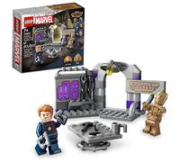 LEGO 76523 Marvel Base de los Guardianes de la Galaxia 3 con Mini Figuras de Groot y Star-Lord, Juguete de Superhéroes para Construir para Niños y Niñas de 7+ Años