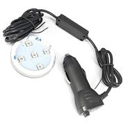 Base de luz LED para ambientador líquido Gracemate Poppy 12 V 24 V RGB enchufe de cigarro
