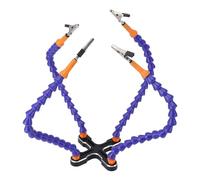 Base de Manos Amigas para Soldar, Herramienta Profesional de Tercera Mano de 4 Brazos Flexibles con Clips, Herramienta de Estación de Soldadura de Aleación de Aluminio