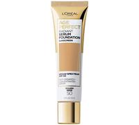 Base de maquillaje Age Perfect Radiant Serum de L'Or?al Paris con FPS 50 dorado