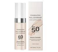 Base de maquillaje | base líquida de cobertura | base de color a juego SPF 50 con cobertura duradera para una tez uniforme