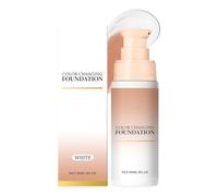 Base de Maquillaje Blanca que Cambia de Color | Prebase De 30 Ml | Base Ajuste de Color | Duradera para Piel Sensible y para Fotos Viajes Eventos y Uso Diario