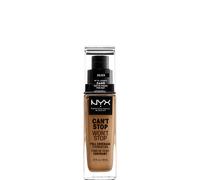 NYX Professional Makeup Base de maquillaje Can't Stop Won't Stop Full Coverage Foundation, Larga duración, Waterproof, Fórmula vegana, Acabado mate, Tono: Golden