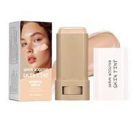 Base de maquillaje con suero reforzado, bálsamo de tinta para la piel, base de maquillaje de cobertura completa, base de maquillaje hidratante sólida, ligera y no grasa (04# marfil)