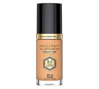 Base de Maquillaje Cremosa Max Factor Face Finity All Day Flawless 3 en 1 Spf 20 Nº N84 Soft toffee 30 ml
