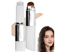 Base de maquillaje de color blanco, hidratante, ligera, resistente al agua, se adapta a todos los tonos de piel, tono de piel uniforme, acabado suave (natural)