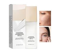 Base De Maquillaje De Color Cambiante En - 30ml Base Líquida Corrector Y Primer | De Teint Que Se Adapta A La Piel - Maquillaje Facial Para Mujer Y Belleza