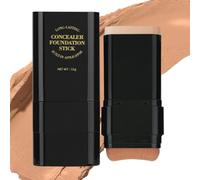Base de maquillaje de larga duración, hidratante, cara de doble cabeza | Skin Foundation Concealer Girlfriends Wives, Creamy Stick Makeup, Smooth Blendable, All-Day Wear, Travel-Friendly