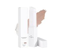 Base de maquillaje en barra 2 en 1 Base de maquillaje que cambia de color con pincel Textura hidratante,con cobertura total y fórmula ligera para una piel impecable,cobertura natural