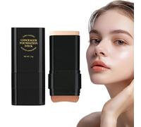 Base De Maquillaje En Barra - Base De Maquillaje Facial 15 G | Característica Con Crema Correctora De Doble Cabezal | Prebase Facial De Larga Duración Ideal Para Niñas Rutina De Belleza Diaria Y Retoq