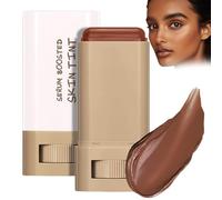 Base de maquillaje en barra Beauty Balm Serum Boosted Skin Tint, Splendor Serum Boosted Skin Tint Balm, Solid Tinted Moisturizing Serum Contour Stick Foundation Face Stick para mujeres (2#)
