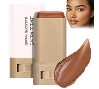 Base de maquillaje en barra Beauty Balm Serum Boosted Skin Tint, Splendor Serum Boosted Skin Tint Balm, Solid Tinted Moisturizing Serum Contour Stick Foundation Face Stick para mujeres (3#)