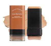 Base de maquillaje en barra con borrador impecable, base de maquillaje en barra con corrector instantáneo, corrector ligero y cómodo, base de maquillaje en barra ligera hidratante coreana
