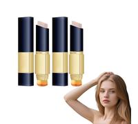 Base de maquillaje en barra que cambia de color con cabezal de brocha, base adaptable para todo tipo de piel, cobertura total a media, acabado natural duradero y resistente al agua (Natural-2)