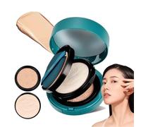 Base de maquillaje en cojín de doble capa 2 en 1, base de maquillaje en cojín Red Ginseng Bird's Nest, corrector facial en crema BB, para pieles secas y normales