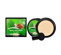 Base De Maquillaje En Crema CC - Maquillaje Hidratante Y Corrector | Crema CC En Cushion Mate Natural Para Piel Grasa Sensible Con Retoques Diarios