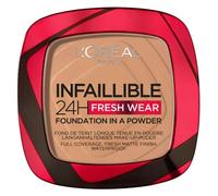 Base de maquillaje en polvo Infallible 24H Fresh Wear de L'Oréal Paris n.° 260 Golden Sun, 9 g