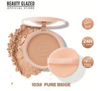 Base de Maquillaje en Polvo Mate Duradero Beauty Glazed - Impermeable, Control de Aceite, Hidratante, Acabado No - Transpirable y Cobertura para Todo Tipo de Piel - 4 Disponibles
