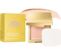 Base de maquillaje Flawless Finish, base en crema para aplicar con esponja | Base facial hidratante, ligera y de cobertura total; maquillaje compacto de larga duración con control de grasa y fórmula tra