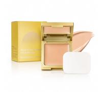 Base de maquillaje Flawless Finish, base en crema para aplicar con esponja | Base facial hidratante, ligera y de cobertura total; maquillaje compacto de larga duración con control de grasa y fórmula tra