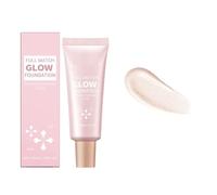 Base de maquillaje Full Coverage Glow, brillo ligero y resplandor natural para rostro y cuerpo, cobertura media a completa para una piel radiante e impecable,40ml