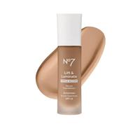Base de maquillaje l quida No7 Lift & Luminate Triple Action Serum - Beige intenso - FPS 15 para una base radiante y luminosa - Base de maquillaj