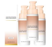 Base de Maquillaje Líquida que Cambia de Color, corrector de cobertura total para el rostro, ideal para viajes, piel sensible, vacaciones y todo tipo de piel.